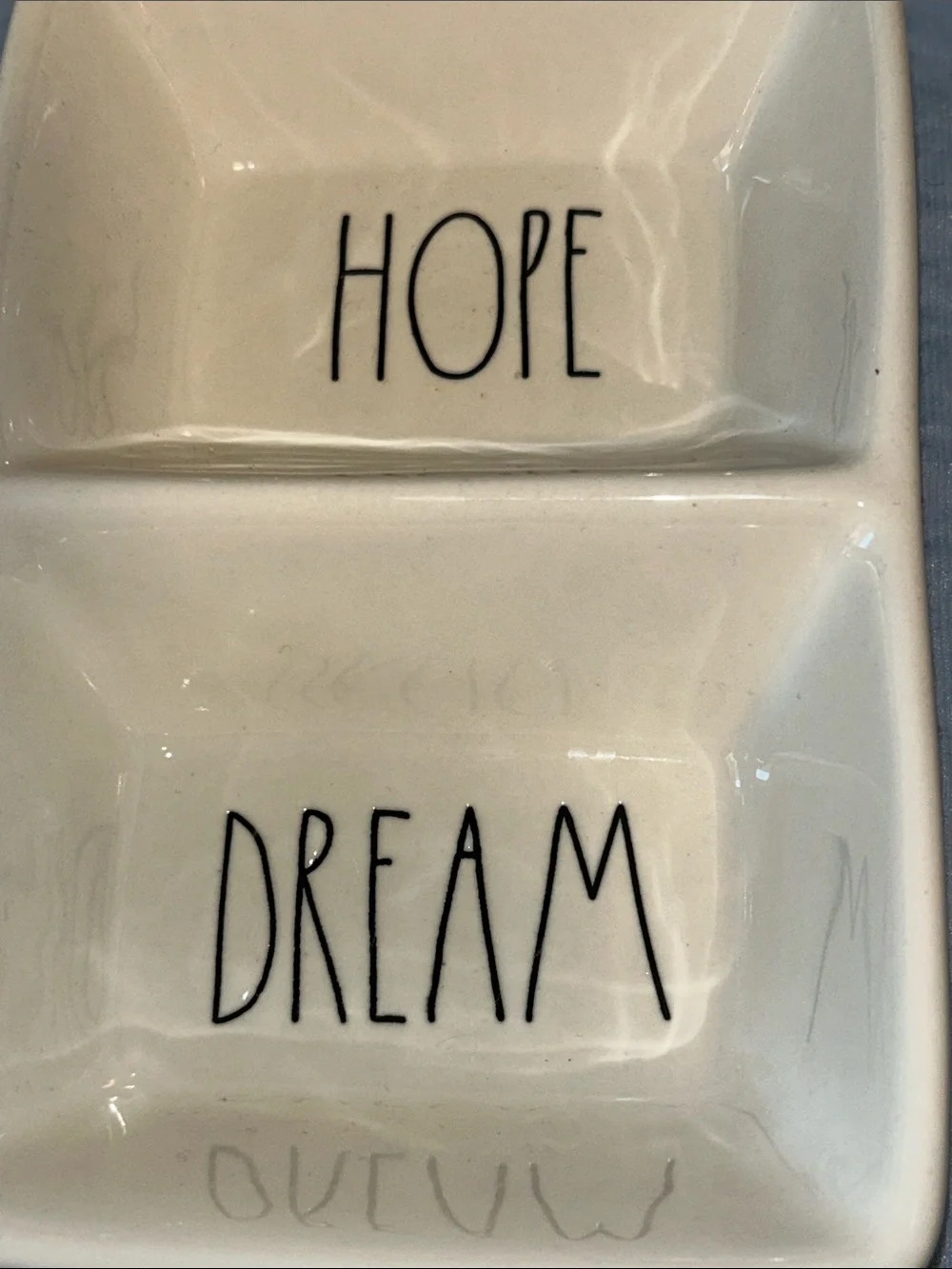 Hope Dream by Rae Dunn divided tray